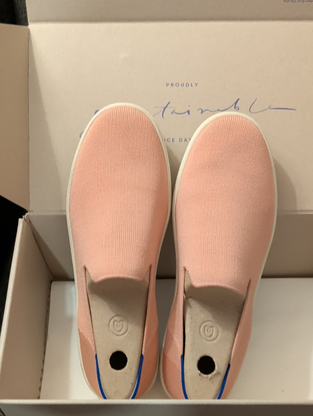 Women's Pink Slip-On Canvas Sneakers